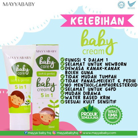 Kelebihan Mayyababy Cream