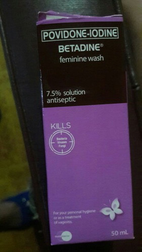 feminine wash betadine