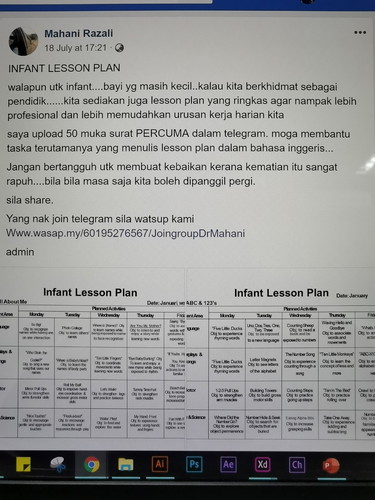 Infant Lesson Plan By Dr. Mahani Razali
