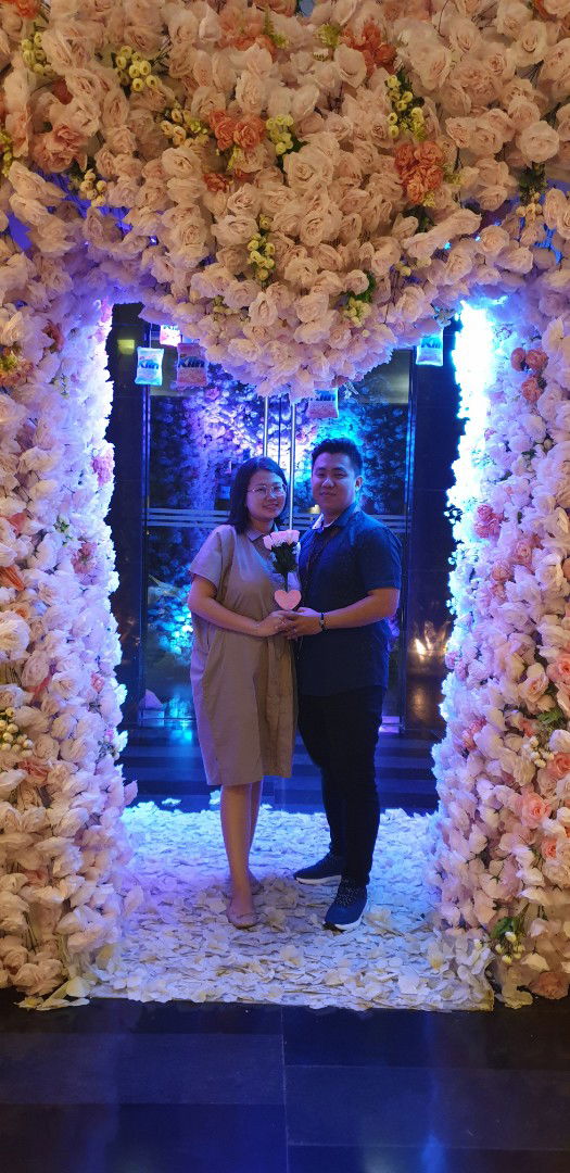 Valentine with my husband