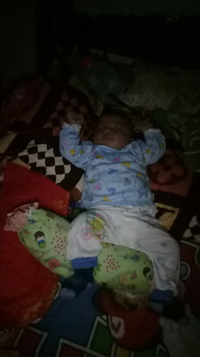 keunikan si baby saat tidur