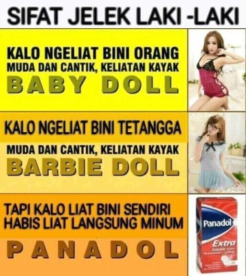 pantes suami sering stokin panadoll??