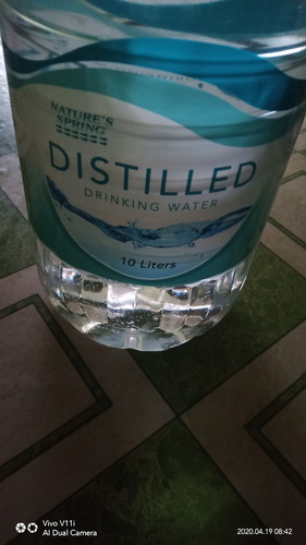 Distilled Water for 8mos baby