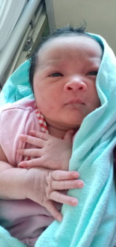 Selamat melahirkan baby girl 2.8kg