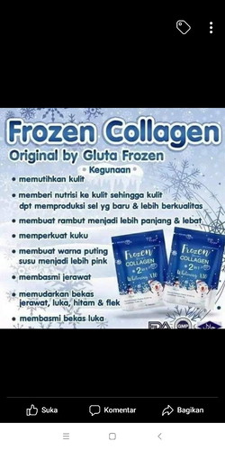 Frozen collagen