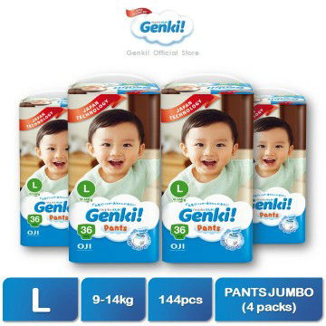 PAMPERS GENKI SAIZ L (36pcs/pek)