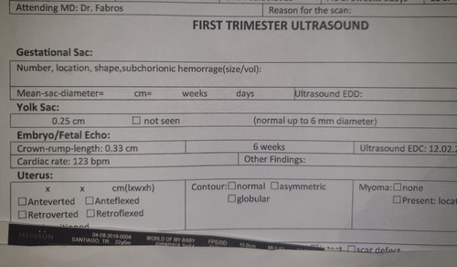 SUBCHORIONIC HEMORRHAGE?