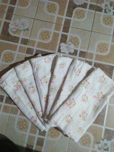 ผ้าอ้อมสาลู ขนาด24*24