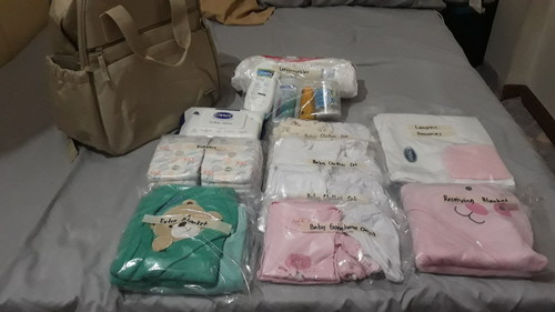 Done packing hospital baby bag!