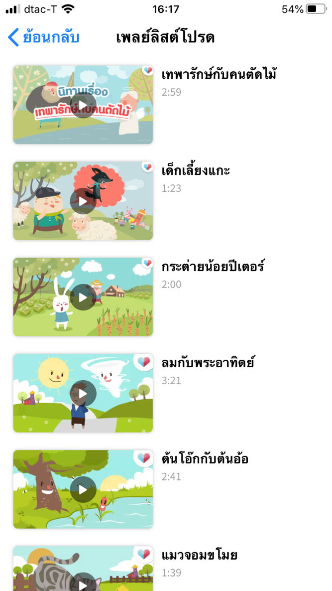 นิทานเรื่องโปรด❤️