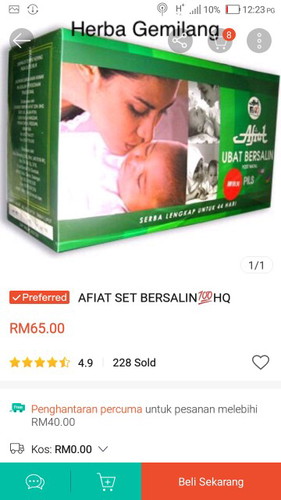 set bersalin