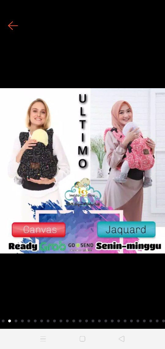 gendongan ultimo u/ baby 1bln