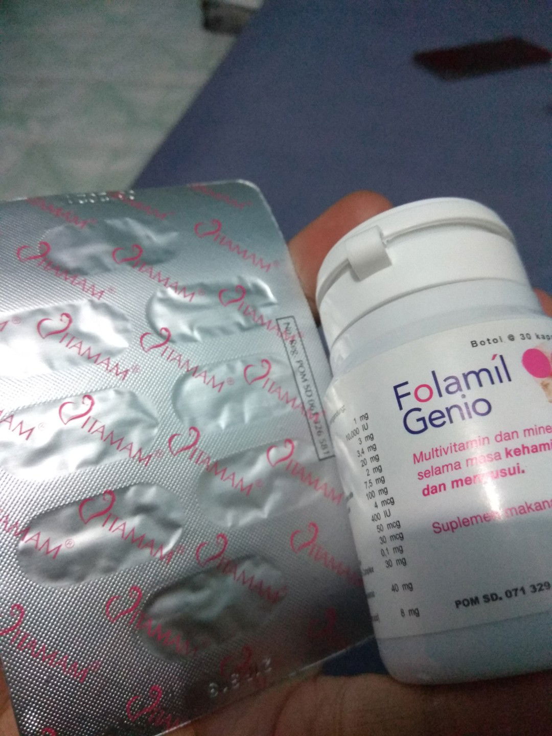 vitamam vs folamil genio