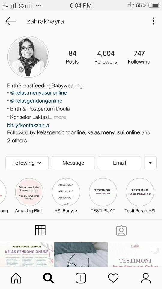 kelas menyusui online