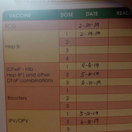 Asking (Center) Vaccinations