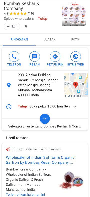 LAST P.O SAFFRON (Jastip)