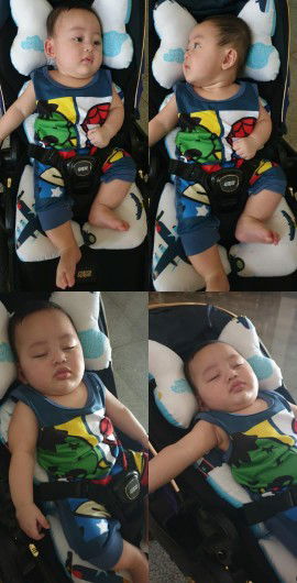 gemes sama anak sendiri .