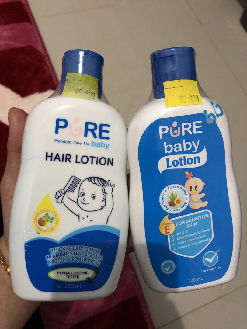 Hair lotion & body lotion