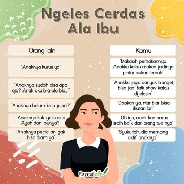 Ngeles yg cerdas saat anak ada yg omongin