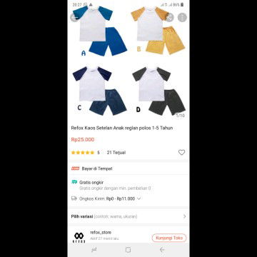 Rekomendasi kaos setelan reglan polos untuk bunda punya anak 1-5tahun