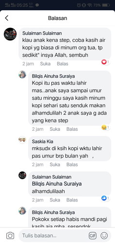 KOPI BUAT BAYI STEP