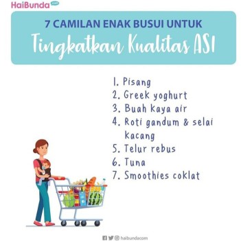 cemilan untuk busui