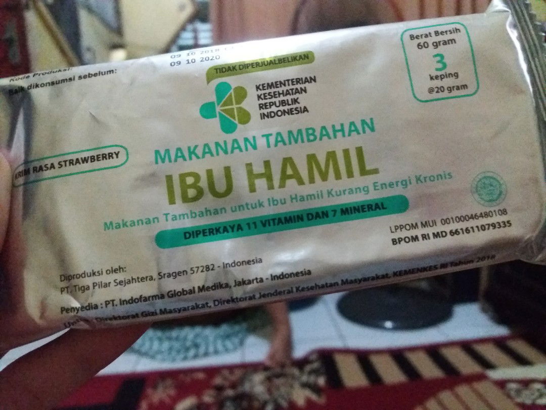 biskuit bumil dari posyandu