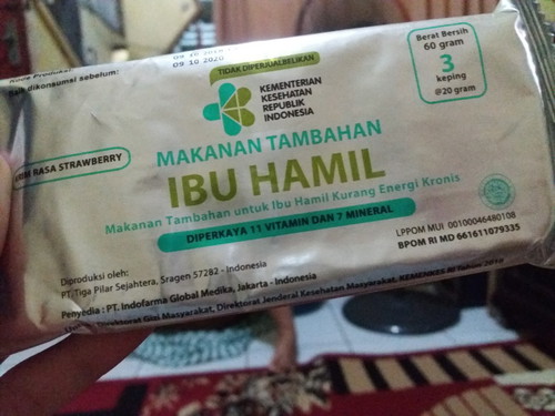 biskuit bumil dari posyandu