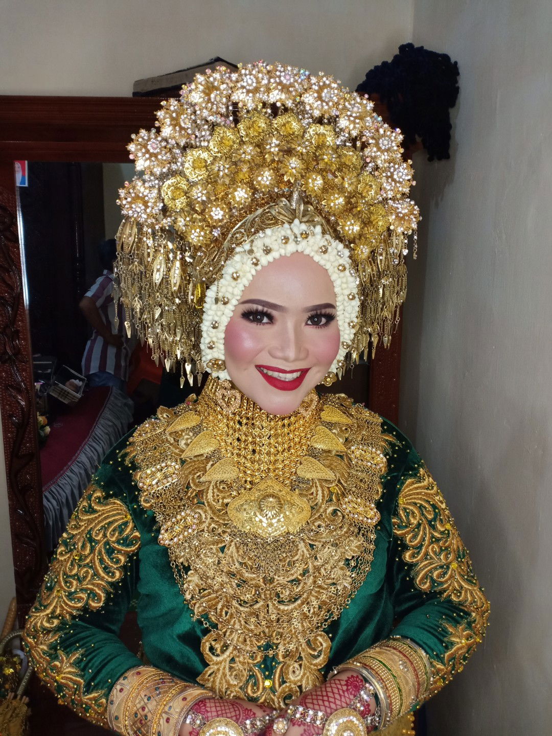 acara resepsi pernikahan sekalian 7 bulanan