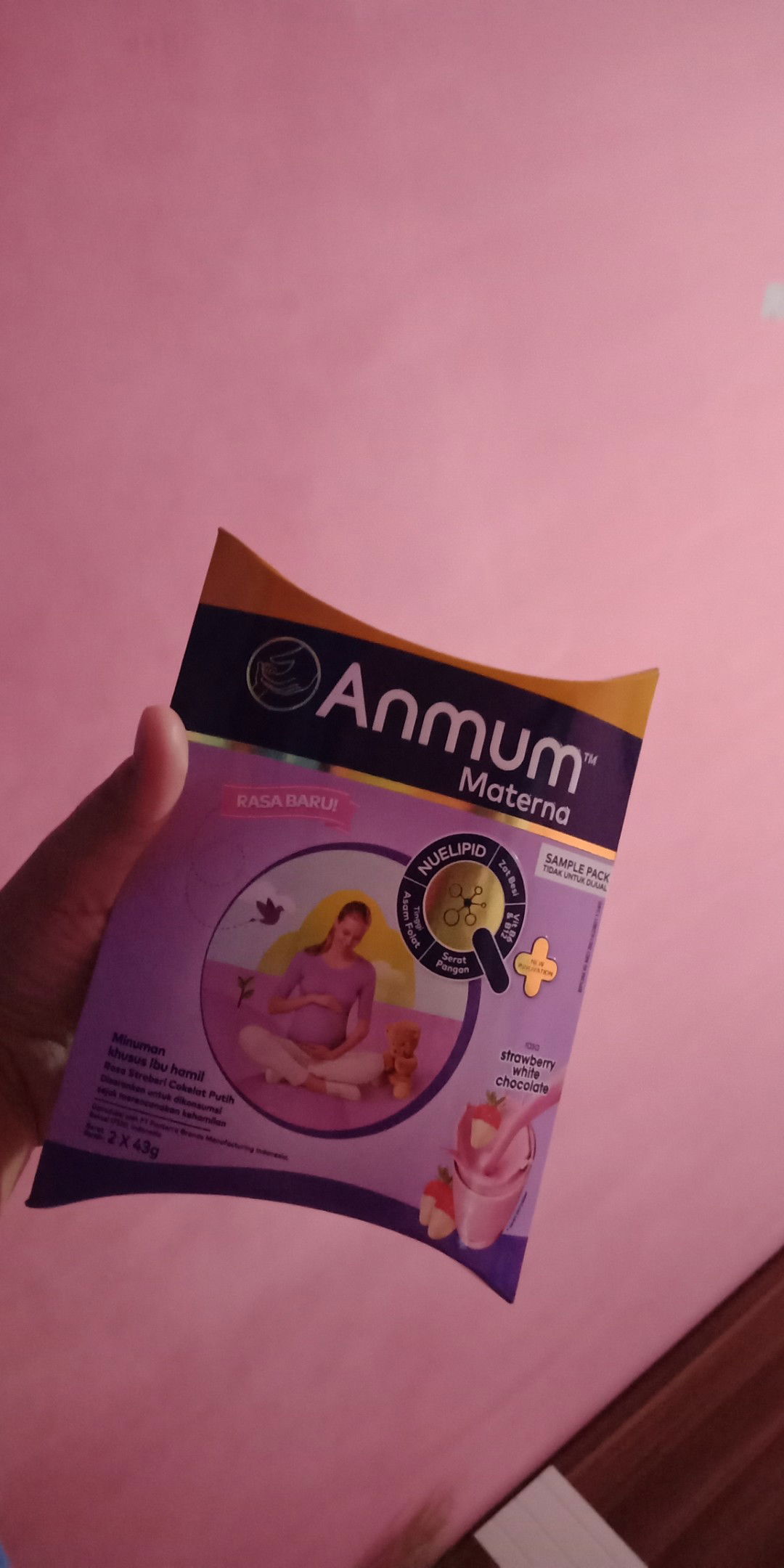 alhamdulillah dapat kiriman dari susu Anmum