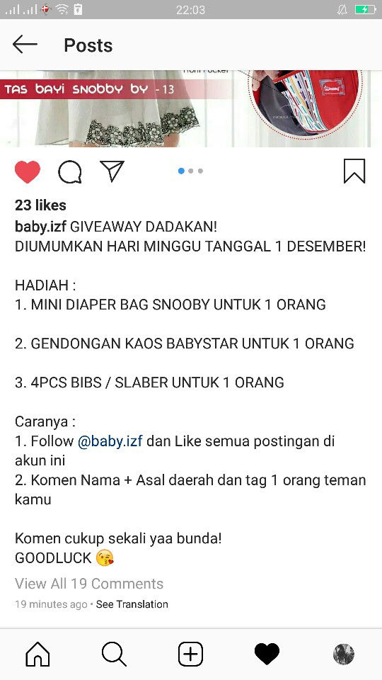 giveaway iseng