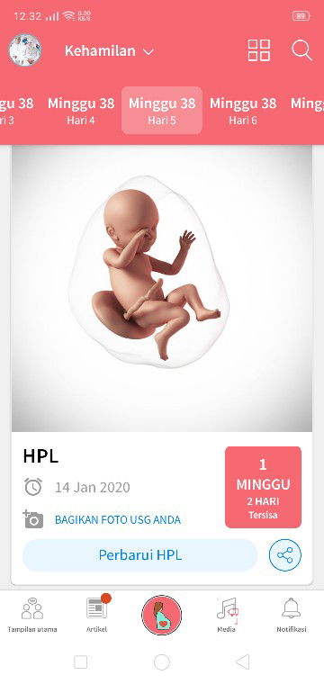 menunggu baby launching