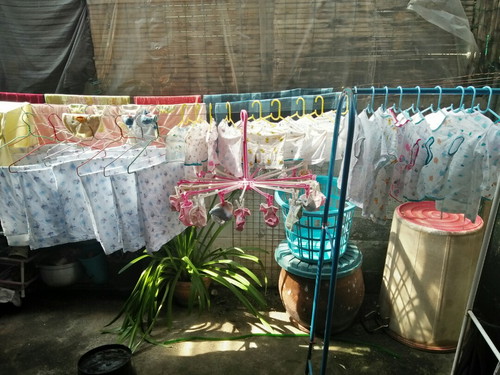 ตากผ้า