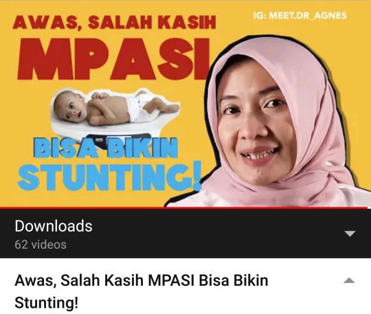 Salah beri MPASI bisa bikin stunting