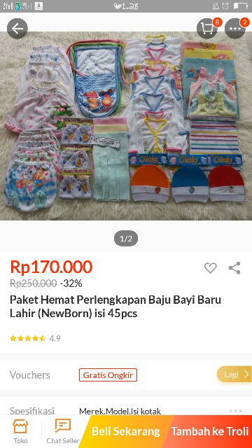 perlengkapan bayi