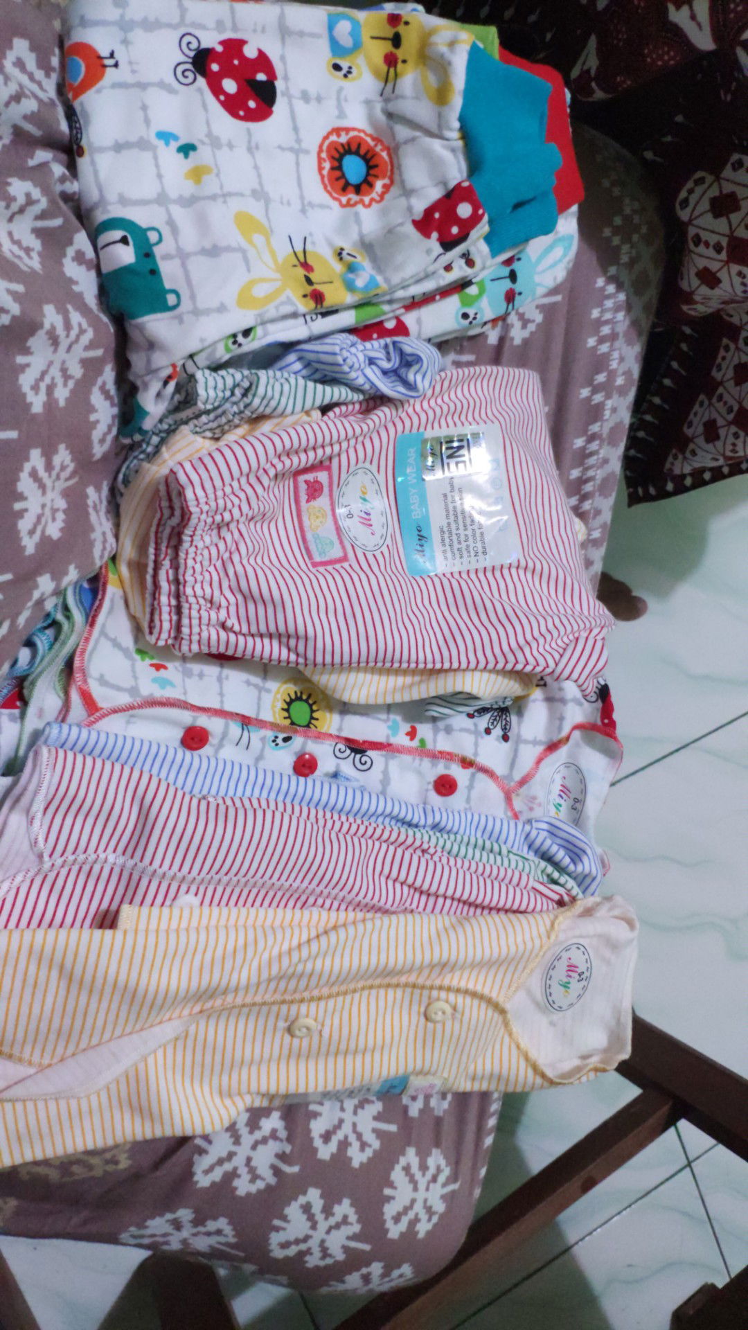 jual setelan baju bayi 0-3 bulan