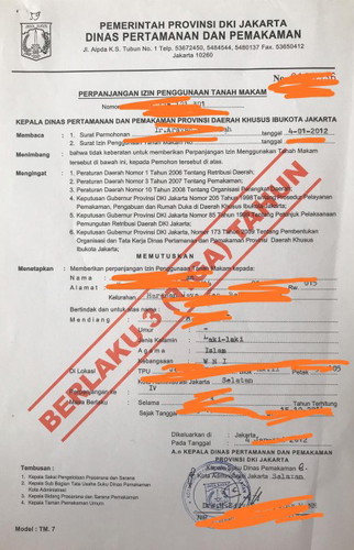 apakah ini surt kmtian?bantuuu jwb maaak?