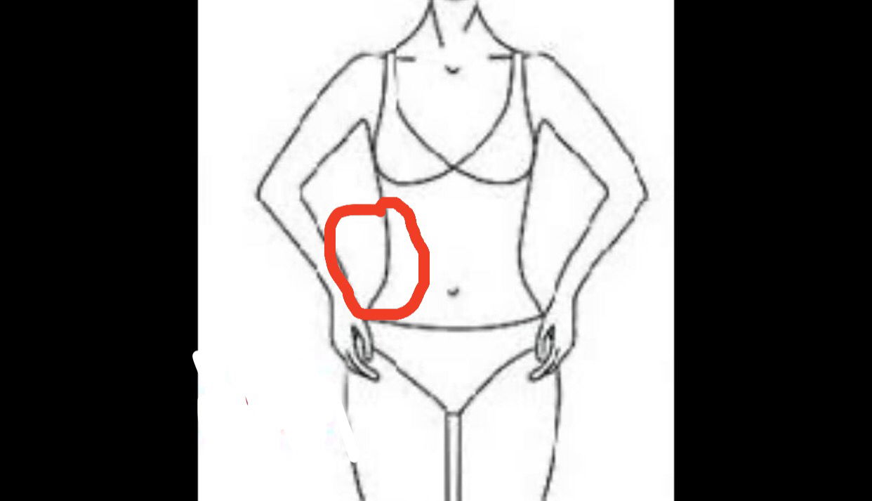 เจ็บช่วงกลางเอวถึงเกือบจะกลางหลัง