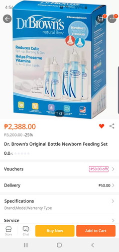 Dr. Brown's newborn feeding set