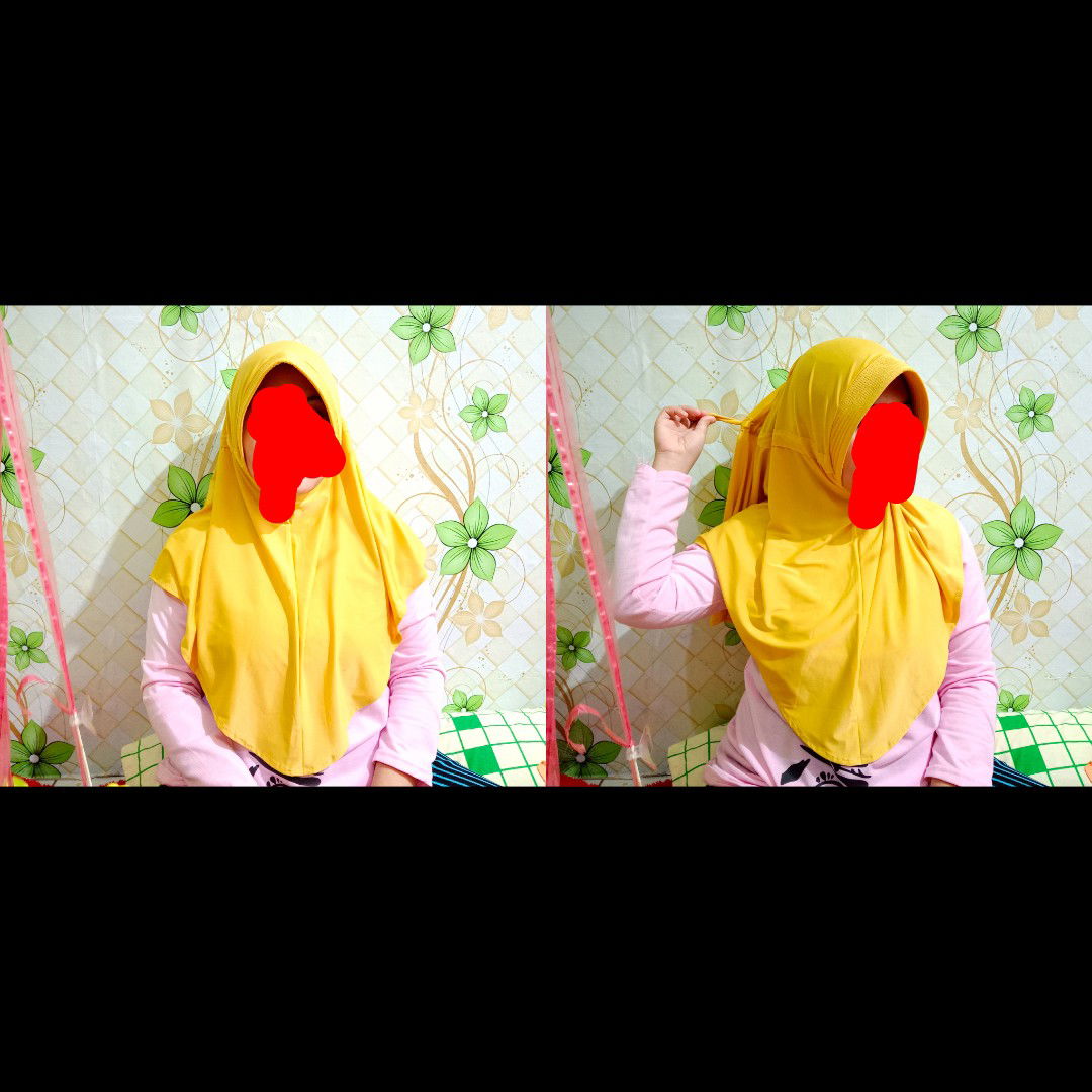 jilbab dirumah