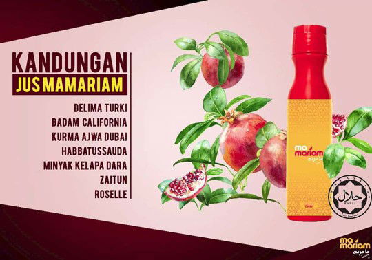 sapa sini pernah mumin jus Mamariam ..