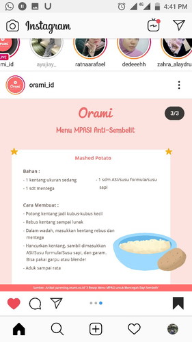 MPASI Anti sembelit