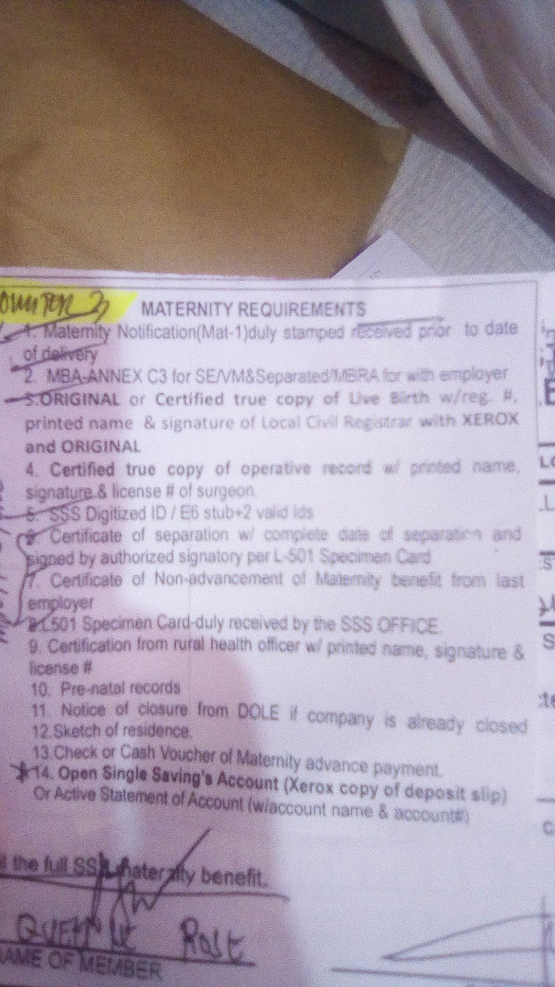 SSS maternity(pa help po)