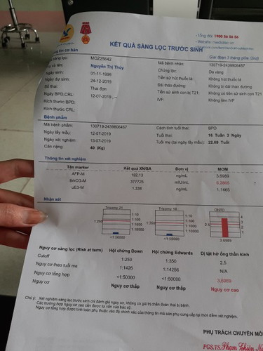 Có mom nào 17t mà đi sàng lọc k ạ.mình kết quả nv hơi lo