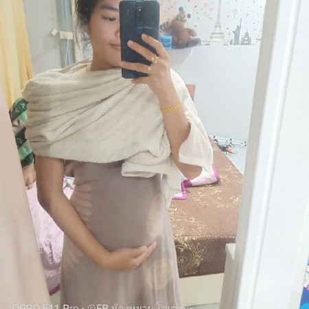 แม่คนไหนท้องใหญ่แบบนี้บ้าง เดือนกว่า