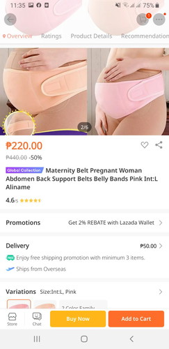 Maternity belt