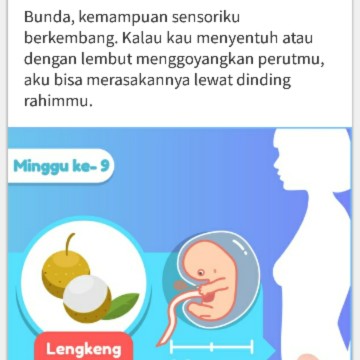 semoga kuat ya nak di rahim bunda ???