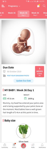 36w1d lapit na po mga momshie