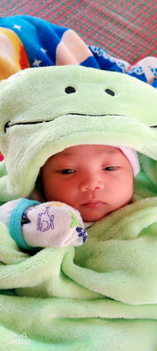 น้องไนท์อายุ7วันค่ะรายงานตัวค่ะแรกคลอด3370กรัม