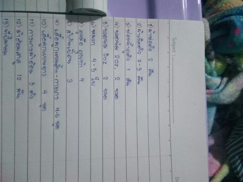 ของเตรียมไป รพ.